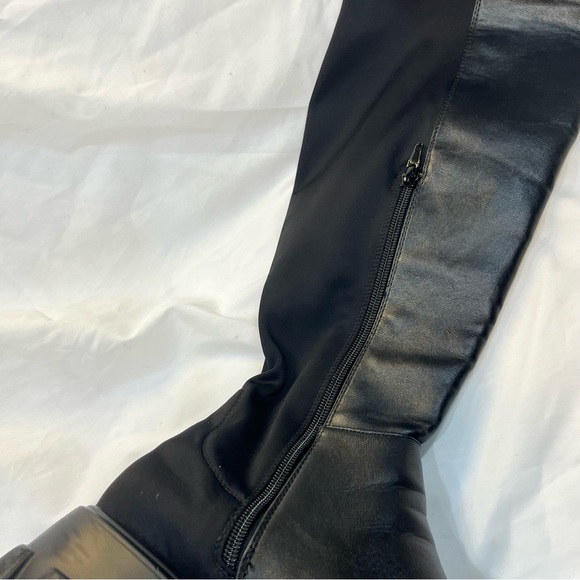 Bamboo over the knee chunky flat heel boots. Size 10 - Picture 7 of 10